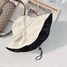 1pc Women's Waterproof Quick-Dry Wide Brim Sun Hat, Outdoor Hiking Cap, All Season Sun Protection, Anti-UV Bucket Hat - Hiking Hat - View 4