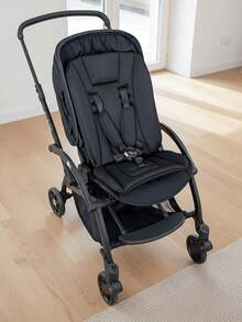 1pc Universal Baby Stroller Seat Cushion, Soft & Breathable Infant Travel Sleeping Mat Suitable For Multiple Strollers - Black a - View 7