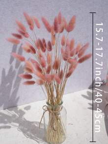 60/120/180/240pcs Bunny Tail Grass - Bohemian Artificial Flower Bouquet, Suitable For DIY, Home And Wedding Decor, Farmhouse Style, Suitable For Christmas, Thanksgiving, Valentine's Day, Mother's Day - Light Pink Rabbit Tail Grass - View 9