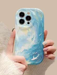 1 ốp lưng điện thoại hình cá mập đại dương, bảo vệ toàn thân chống sốc cho iPhone 11/12/13/14/15/16/17/Pro Max - Màu xanh lam - Xem 1