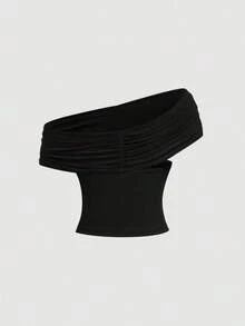 Camiseta de mujer versátil y ajustada - Negro - Ver 5