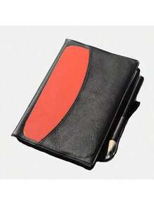 1 pieza Tarjeta roja/amarilla de fútbol Libreta de árbitro con estuche de cuero, herramienta de árbitro con lápiz para registrar las penalizaciones - Negro - Ver 10