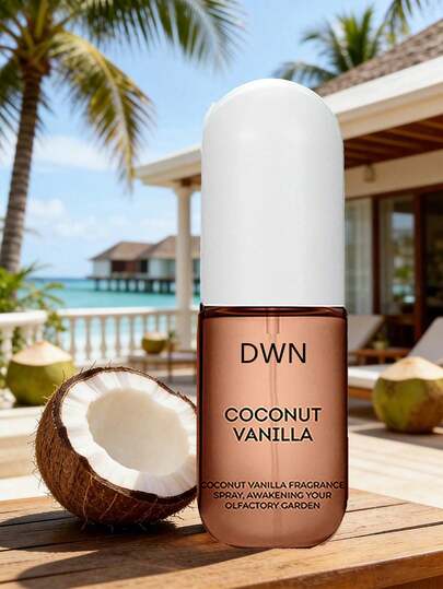 50ml ADMD Coconut Vanilla Fragrance Room Spray, Car Air Freshener - Emits Scents Of Coconut, Rose And Vanilla. Long-Lasting Fragrance, Portable Packaging Design For Easy Carrying. Suitable For Bedroom, Car, Bathroom, And Outdoor Use. Car Accessories Make Great Gifts For Christmas, Valentine's Day, Mother's Day And Other Holidays.