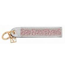 llavero de victorias secret de letras plata y rosa - Plata antigua - Ver 2