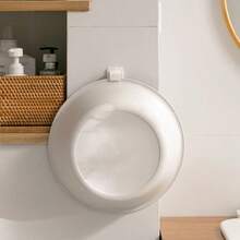 2 móc treo chậu rửa, giá đựng đồ màu trắng, móc treo chậu rửa đa năng, giá treo tường dùng trong nhà, móc dán chậu rửa, đồ dùng nhà bếp. - 2 cái - Xem 4