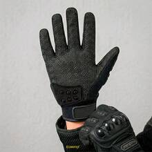 Grey Waterproof Motorcycle Kit + Gloves | Rain Protection And Improved Control - 黑色 - 查看 8