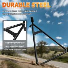 JFG RACING Béquille de roue arrière universelle pour moto, compatible avec les motos tout-terrain, les superbikes, les motos cross et les motos - Noire - A - Voir 5