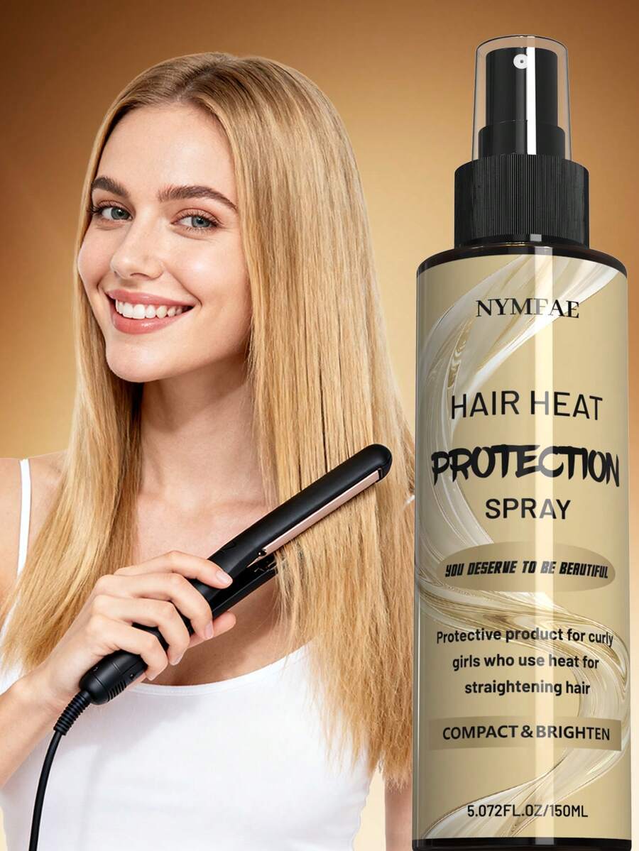 1 chai xịt bảo vệ tóc khỏi nhiệt, dưỡng tóc với keratin, giúp giữ ẩm, cải thiện độ đàn hồi, bảo vệ tóc khỏi tác hại của các dụng cụ tạo kiểu bằng nhiệt, bao gồm cả tình trạng chẻ ngọn và da đầu khô. 150ml/5.07oz
