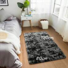 eluckya Plush And Thick Long-Pile Carpet, Super Soft And Comfortable Rug, Non-Slip Thick Pile Carpet, Suitable For Bedrooms, Living Rooms, Bathrooms, Dorm Rooms, Room Decor, Kitchen Essentials, Family Gatherings, Valentine's Day, Birthday Parties, Home Decor, Bedroom Decor. - 深灰色 - 查看 10