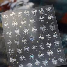 Apple 17 Series Phone Cute Dreamy Bow Stickers, DIY Decorative Stickers, Camera Stickers - Multicolor - View 8