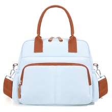 1pc Solid Color Minimalist Maternity Bag, Shoulder Crossbody Diaper Bag, Multi-Functional Fashion Storage Bag, Lightweight Travel Bag For Pregnant Women - Multicolor - View 13