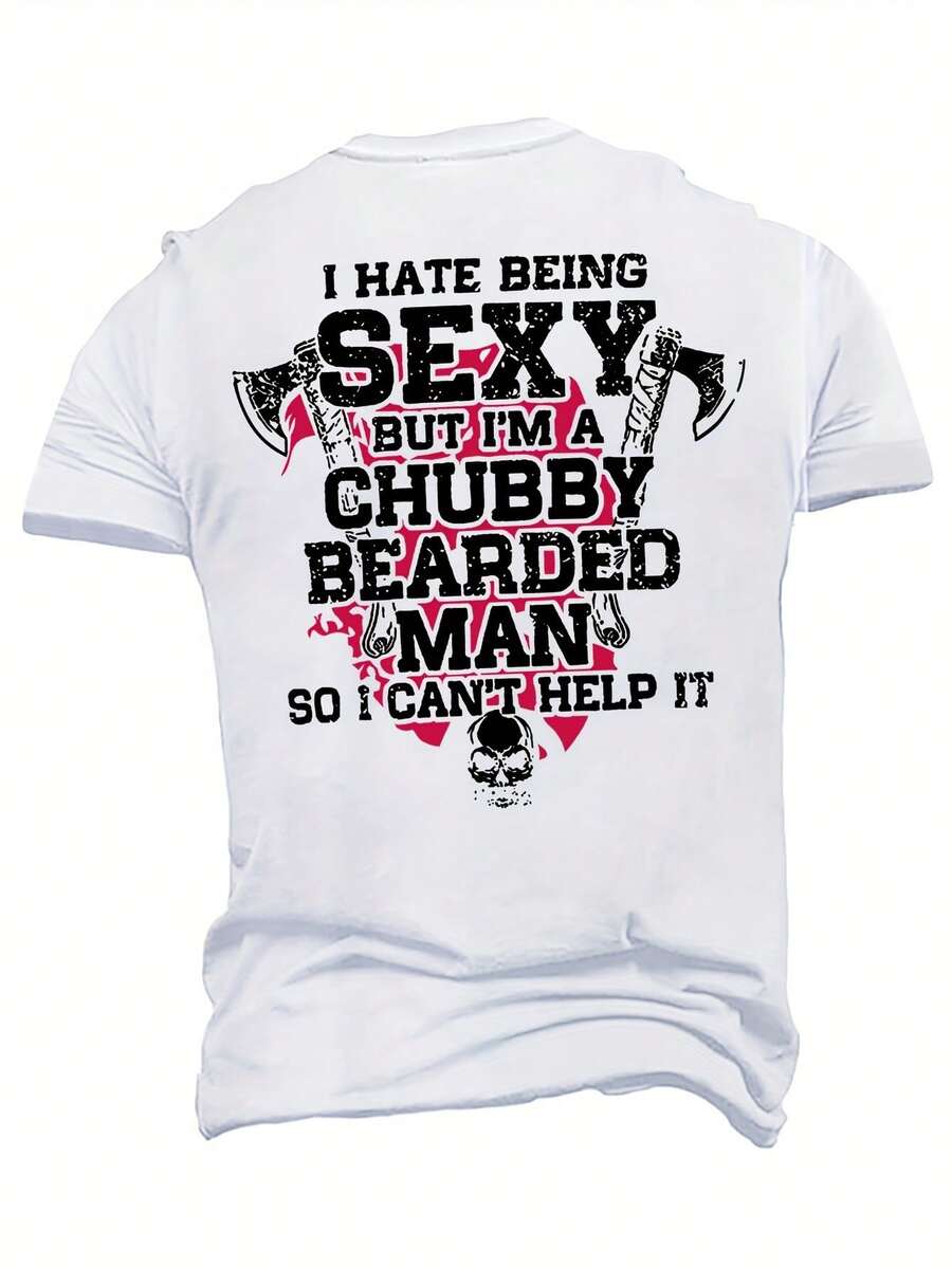 Hammer Skullsommer Plus Size Men's T-Shirt - White - View 1