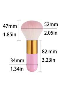 Cọ tán phấn phủ cỡ lớn, cọ trang điểm đa năng, cọ tán phấn phủ mềm mại và tiện dụng, cọ phủi bụi móng tay. - Nhiều màu - Xem 8