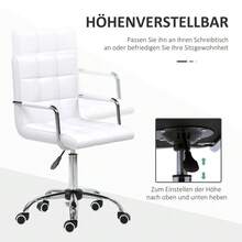 Home Office Chairs - White - View 5