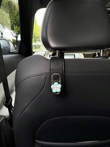 Car Seat Back Hanger Hook, Multi-Functional Hidden Storage Hook, Car Interior Organizer Hook - Flower Style - View 16