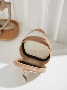 2024 New Floral Pattern Handbag, Versatile Small Shoulder Crossbody Bag For Women, Unique Design - Rust - View 5