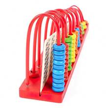 Ábaco 10 Hastes Aprenda Matemática Brincando Educativo - DM Toys - Multicolorido - Visão 3