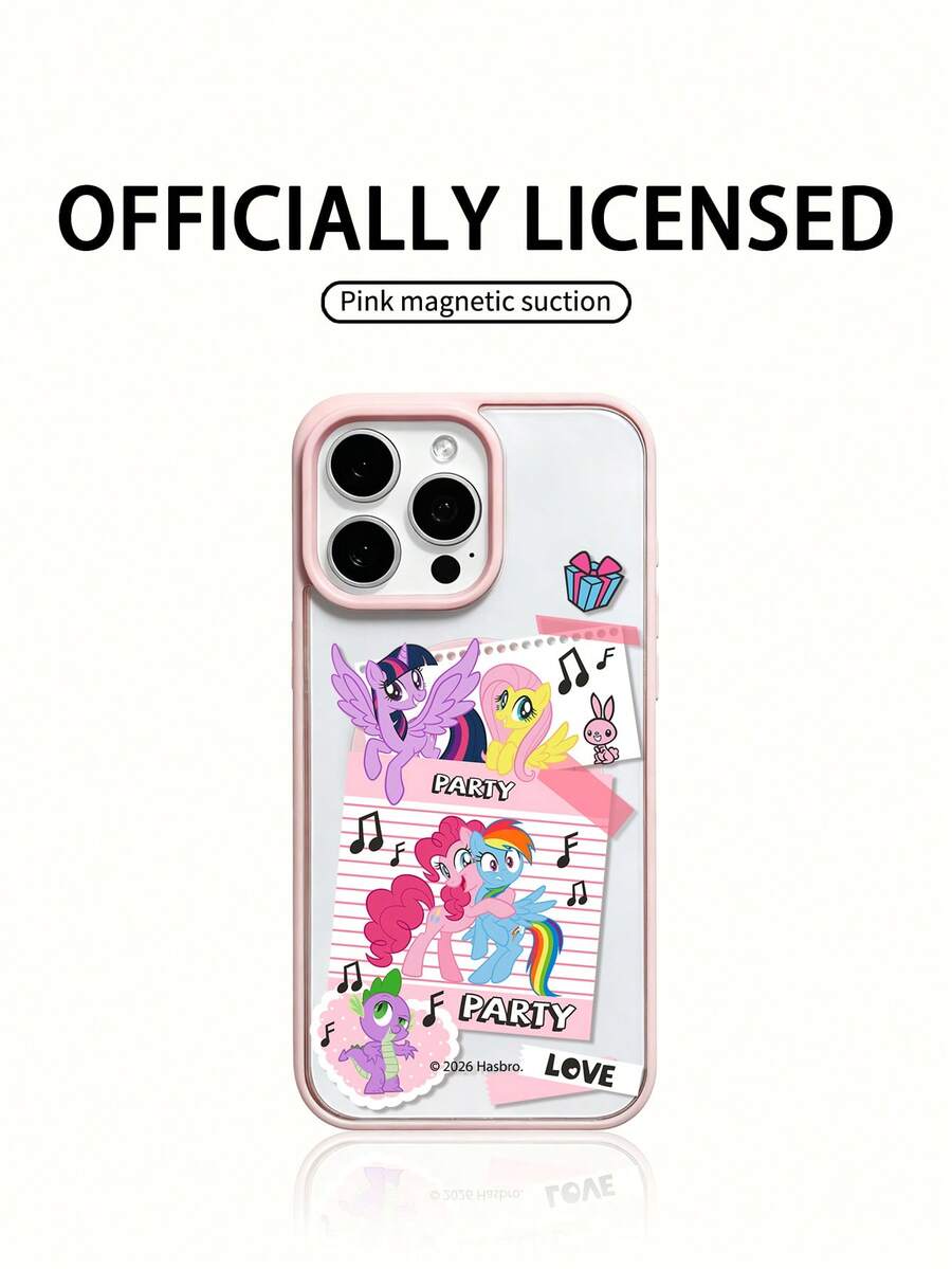 MY LITTLE PONY 官方磁吸无线充电手机壳，兼容三星 Galaxy S23、Galaxy S24、Galaxy S25、苹果 iPhone 17、17 Air、17 Pro、17 Pro Max、11、12、13、14、15、16 Pro、16 Pro Max、14 Plus、15 Plus、16 Plus、15 Pro Max、16 Pro、16 Pro Max、XR、XS Max、X - 粉色 - 查看 1