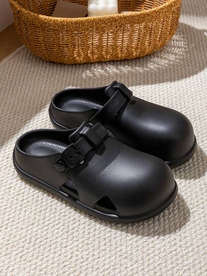 Sandalias unisex de una sola pieza de EVA, suaves y cómodas, tipo chanclas de playa/casual, aptas para caminar, viajar, hacer deporte, de unicolor