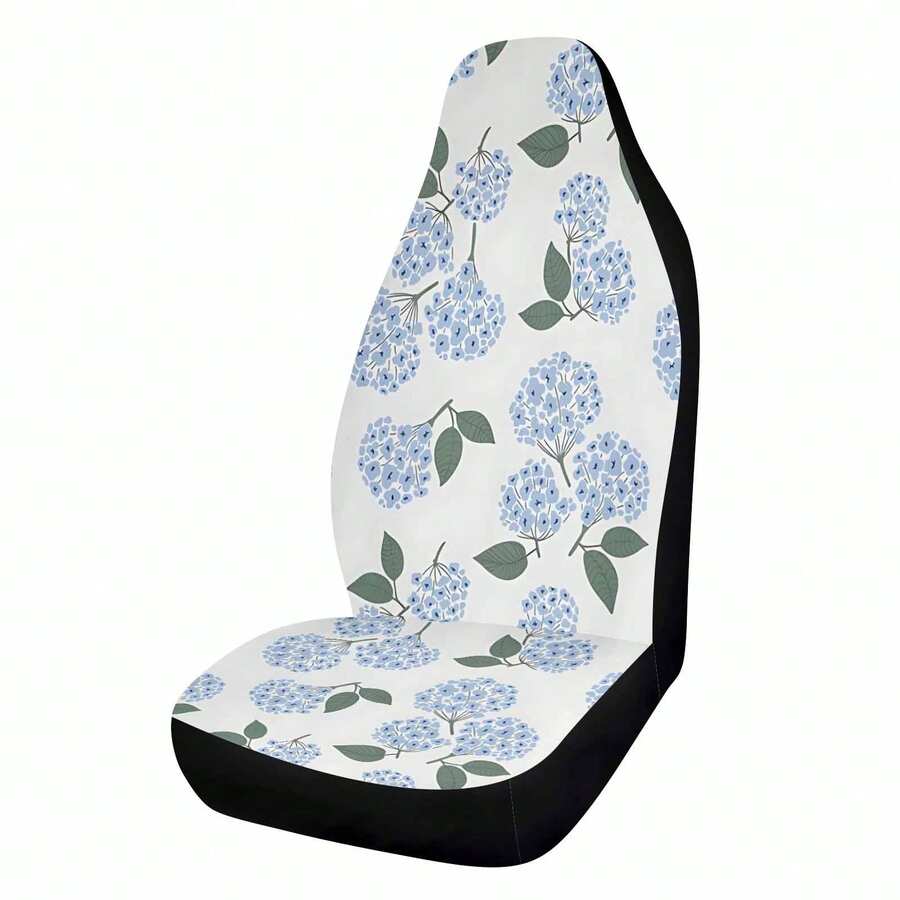 1/2 PCS Car Seat Covers,Modern Fresh Floral Bow Tie Style, Universal Auto Front Seats Protector Fits For Car, SUV Sedan, Truck - DS 7 - 查看 1
