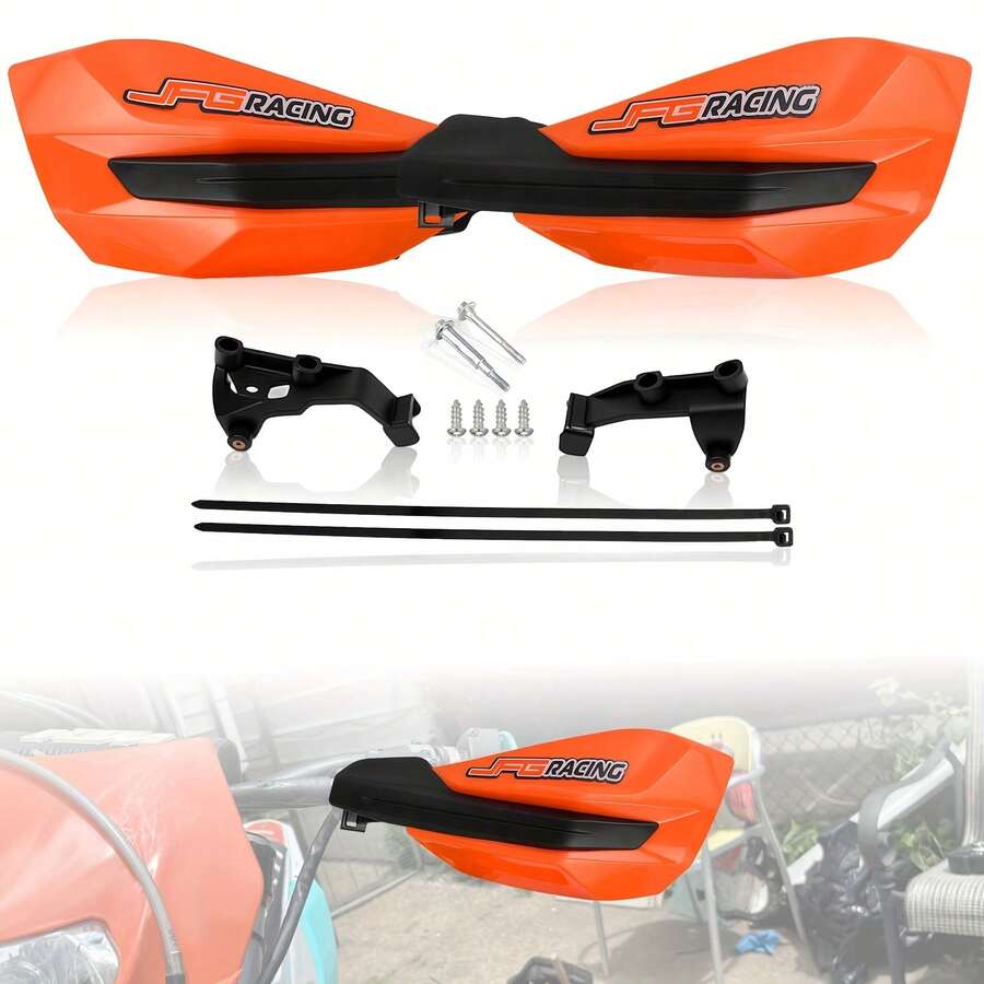 Protectores de mano aerodinámicos, con calcomanías diseñadas específicamente para modelos de 2017-2024 SX, SXF, EXCF, F, XC, EXC, aptos para motocicletas de 125cc a 500cc, incluyendo 2020-2023 TE150I, 2020-2022 TX300I y 2017-2022 FX450 motocicletas todo terreno. - A - Ver 1