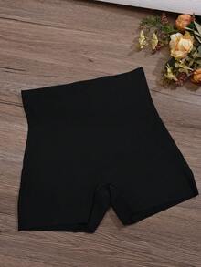 5pcs Women's High Waist Seamless Anti-Exposure Tight Elastic Comfortable Hip-Flattering Safety Shorts - Multicolor - View 7