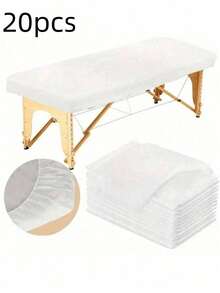 1/10/20/30 chiếc Tấm phủ giường massage dùng một lần, thoáng khí, thích hợp cho massage, spa và các liệu pháp làm đẹp, bao gồm cả xăm hình (Màu trắng) - Nhiều màu - Xem 9