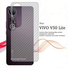 Miếng dán màn hình V50 Lite, kính cường lực toàn màn hình + miếng dán mặt sau + miếng dán kính bảo vệ ống kính - GBJ# 3IN1 - Xem 3