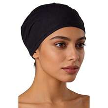 Awegeo 1/9件装 女士纯色头巾发带，舒适休闲日常佩戴头巾，节日庆典适用 - Turban-B - 查看 11