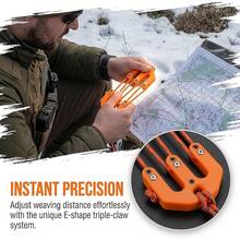 Holist Blo And Tale System Hunting Equipment Lifting System 2 Pieces+5-Meter Rope, 8 * 7.8cm Pulley Block And Pulley System Portable Ultra Light Tactical Hunting Machinery Lifting Equipment Specially Designed For Hunters To Enhance High Load-Bearing Capacity Portable Pulleys Suitable For Outdoor Hunting - AAA - View 11