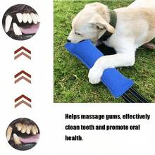 Durable Tug Of War Rope Toy For Dogs, With Two Soft And Sturdy Handles, Suitable For Medium And Small Breeds, Great For Tug Of War, Leash Training, And Puppy Training - Green - View 9