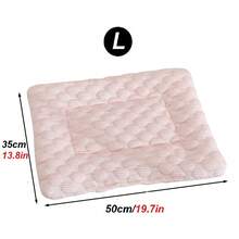 1 tấm lót võng chống trượt bằng lụa lạnh, thảm mát cho thú cưng nhỏ như chuột đồng, nhím, thỏ - Nhiều màu - Xem 29