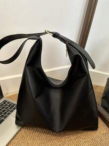 Bolso de hombro para mujer, nuevo diseño de moda, elegante y con estilo - Negro 4 - Ver 9