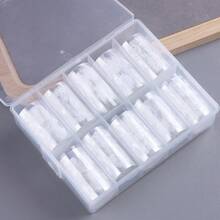 10 Rolls/Box White Floral Butterfly Nail Transfer Foil Set, Elegant Romantic White Ink Wash Style Flower Nail Art Transfer Paper, Perfect For Nude And French Manicure, Suitable For Women And Girls To Use On Dates, Weddings And Parties - White - View 8