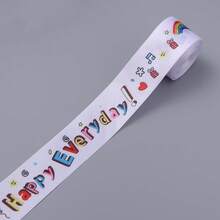 5 Yards/Roll 2.5cm Polyester Digital Printed Cartoon Ribbon, Suitable For Children's Day Activities, Cakes, Balloons, Wall Decor, School Events, Gift Packaging, Hair Accessories DIY - Ribbon - View 11