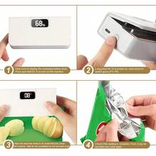 Portable Sealing Machine, Rechargeable Automatic Food Sealer, Suitable For Dry/Wet Food Preservation And Snack Bag Sealing - 彩色 - 查看 3