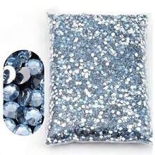 2mm 5000個, 3mm 5000個, 4mm 2500個, 5mm 1500個, 6mm 500個, 33種顏色可選。平底樹脂鑽石，適用於DIY美甲、行李箱、服飾和珠寶製作 - 3毫米-5000個 - 查看 10