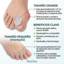 Gel Separators For Bunions And Toes (0.3 Inches) For Overlapping Bunion Toes, Toe Pain Relief - View 4