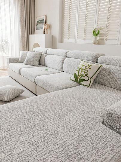 1 chiếc vỏ đệm sofa chống thấm nước và chống nước tiểu, dùng được cả bốn mùa, kiểu dáng đơn giản và hiện đại, co giãn, thân thiện với thú cưng và chống bẩn, kiểu mũ tắm có thể tháo rời, phù hợp với sofa chữ L và sofa 1/2/3/4 chỗ ngồi (Bán lẻ từng chiếc)