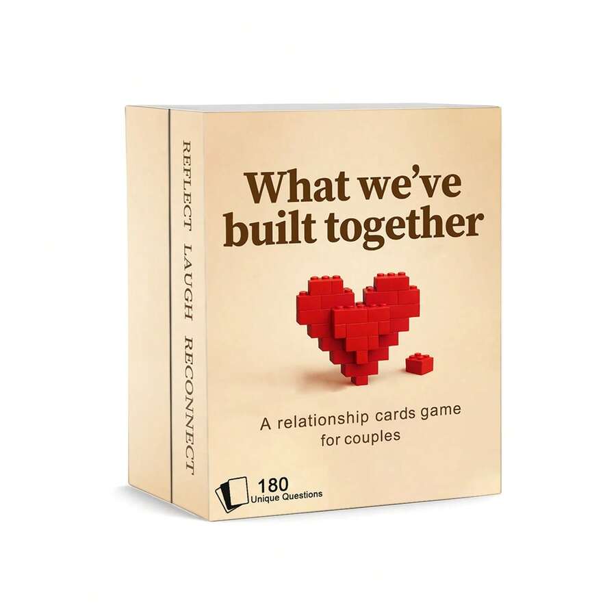 Couples Card Game - 180 Questions For Deeper Connection, Romantic Date Night Activity, Fun Conversation Starters For Him And Her, Adult Relationship Building Game,Ideal Gift For Boyfriend, Girlfriend, Husband Or Wife - Multicolor - View 1