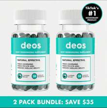 DEOSInternal Deodorant Supplement – Full Body Deodorizer For Gut Health, Skin Health, Detox & Digestion Support – Natural Odor Control Chlorophyll Pills | 30 Capsules Weight Loss Free Shipping Wellness Weight Loss Products Free Shipping Items Only Vibrator Health Vitamins Supplements Chlorophyll Creatine Monohydrate Powder Weight Loss Pills Vitamins Probiotics For Women Dildos Consoladores Protein Powder Lemme Gummies Vaginal Vap Creatine Collagen For Women Health Condom Vitamins Quick Ship Items Consolador Bbl Gummies - 30粒膠囊 - 查看 1