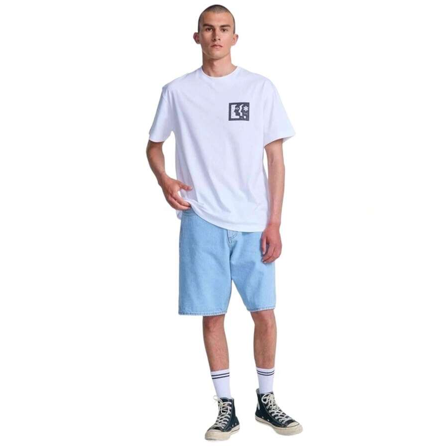 RVCA تيشيرت رجالي أبيض بأكمام قصيرة EVYZT00339-WHT - أبيض - مشاهدة 1