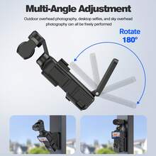 适用于 Pocket 4/Pocket 3 的磁性支架，可调节 Pocket 3/4 配件扩展适配器，180° 角度可调磁性可拆卸外壳 - 查看 6