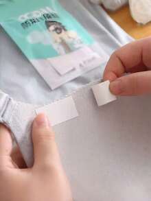 Bộ 72 miếng băng dính chống trượt cho khăn trùm đầu (hijab) - 72 chiếc màu trắng - Xem 2