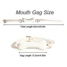 Dog Bone Gag Adult Adult Game Props - White - View 3