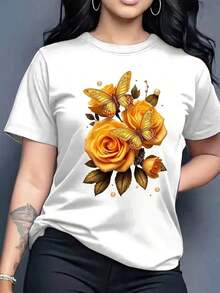 Women T-Shirts - White - View 6