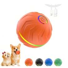 1 pieza Juguete interactivo para perros, pelota autorremolinante duradera, pelota automática con movimiento, rebote y rotación, adecuada para cachorros/perros pequeños/medianos, regalo interactivo y divertido [Actualizado recientemente] Juguete de pelota automática con sensor duradera, adecuada para perros pequeños/medianos/grandes - Multicolor - Ver 11