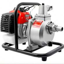 Motobomba autocebante HKW3325 1.5 HP 1x1 gasolina compacta potente resistente práctica - A - Ver 2