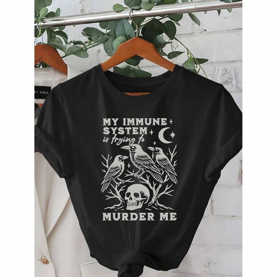 Women T-Shirts - Black - View 1