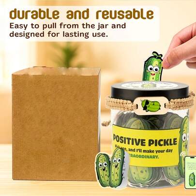 60pcs Positive Cucumber Greeting Cards: Encouraging Quotes With Cute Cucumber Illustrations, Great For Self-Motivation - Warm Gift For Birthday, Christmas, Graduation